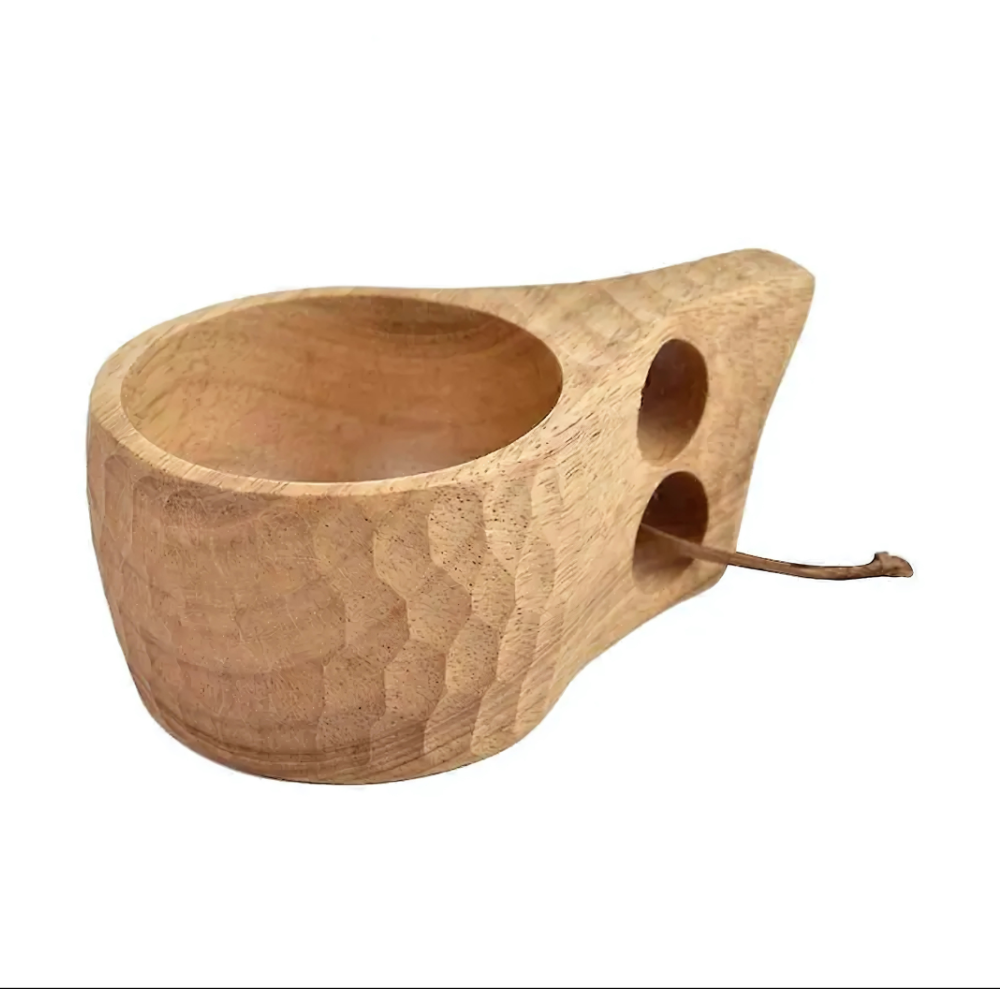 Kuksa-Teetasse aus Holz – Bild 3