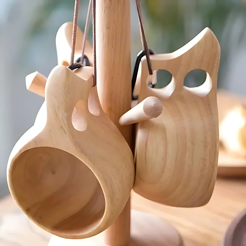 Kuksa-Teetasse aus Holz – Bild 5