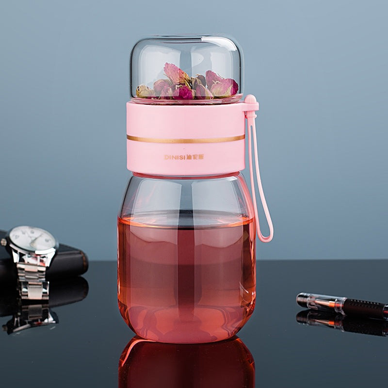 Glas-Teeflasche mit Sieb – Mini – Bild 6