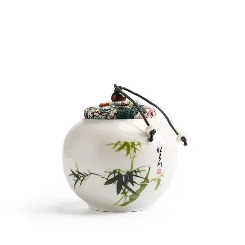 Kleine chinesische Teedose – Die Vier Edlen