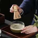 Japanisches Matcha Set – 4- oder 7-teilig aus Glas und Bambus – Bild 3
