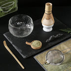 Japanisches Matcha Set – 4- oder 7-teilig aus Glas und Bambus – Bild 5