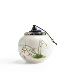 Kleine chinesische Teedose – Die Vier Edlen