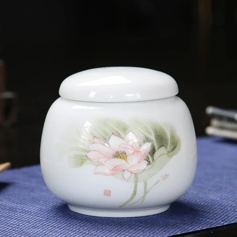 Kleine chinesische Teedose – Die Vier Edlen – Bild 4