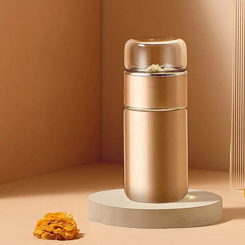 Design-Teethermos aus Edelstahl mit Sieb – Bild 5