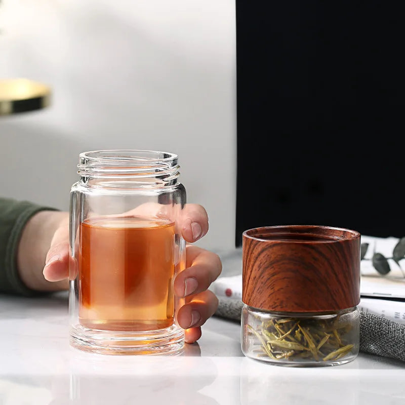 Tragbare Glas-Teekanne – Bild 4