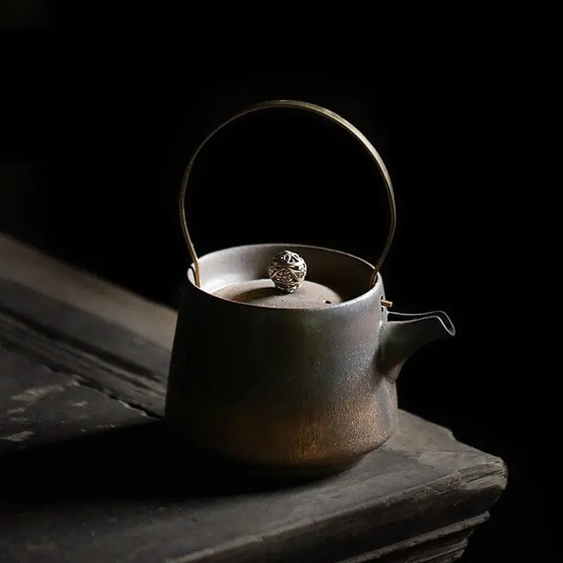 Alte japanische Teekanne aus Keramik 210ml