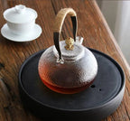 Antike Chinesische Teekanne aus Glas 900ML