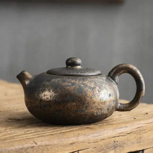Antike chinesische Teekanne aus Keramiksteinzeug 120ML
