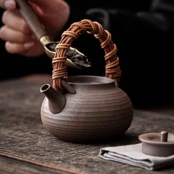 Antike japanische Teekanne aus Keramik 200ml