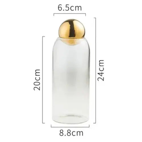 Goldene Glas-Vorratsdose – Bild 5