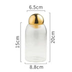 Goldene Glas-Vorratsdose – Bild 6