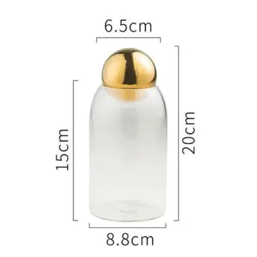 Goldene Glas-Vorratsdose – Bild 6