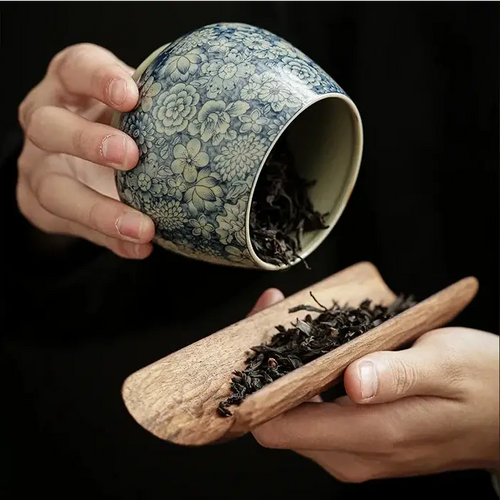 Chinesische Teedose im Traditionsstil – Bild 2