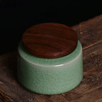 Chinesische Celadon-Teedose – Bild 2