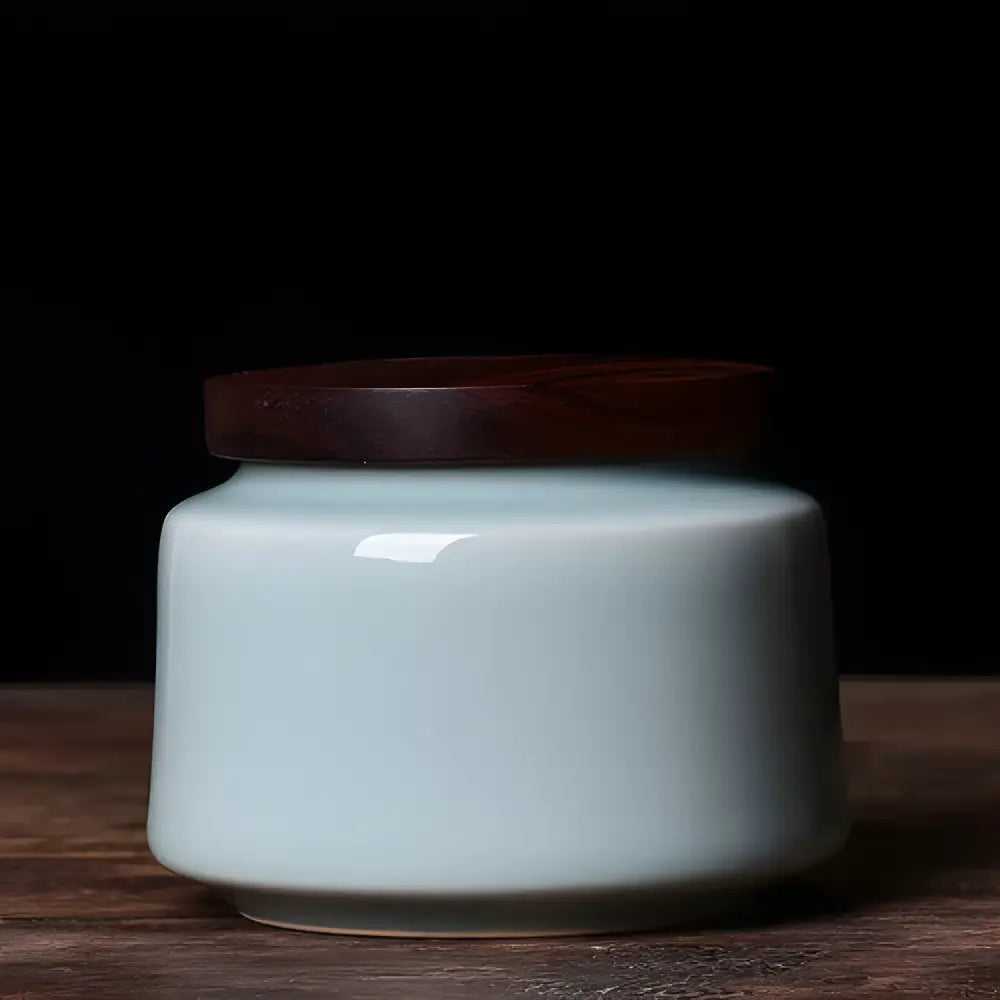 Chinesische Celadon-Teedose