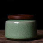 Chinesische Celadon-Teedose