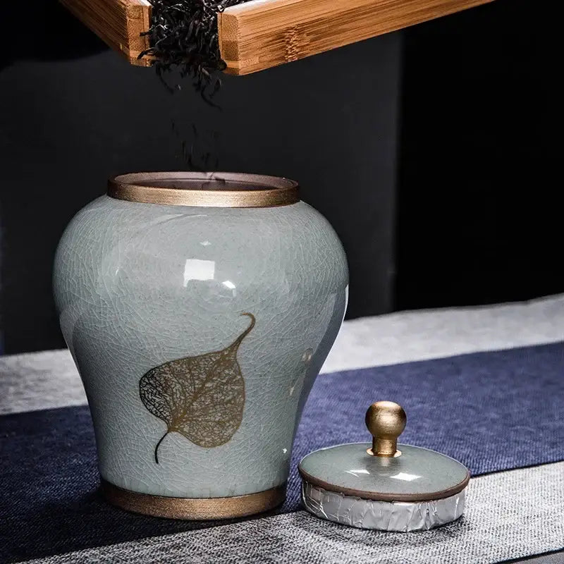 Design-Teedose mit japanischen Motiven – Bild 3