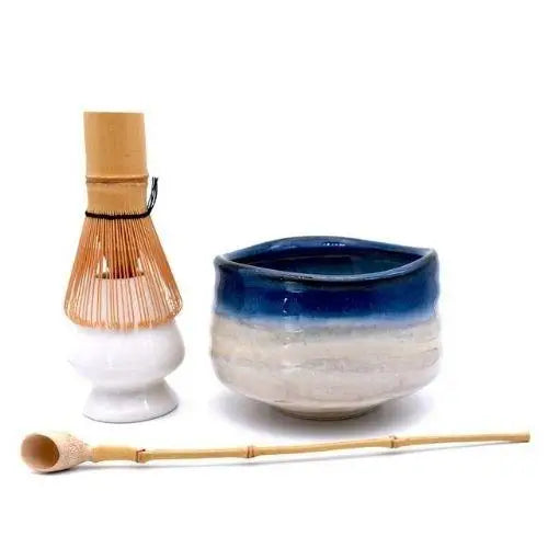 Japanische Chawan Blau-Weiß 550ml – Bild 2