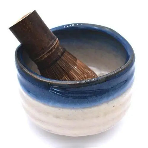 Japanische Chawan Blau-Weiß 550ml – Bild 3