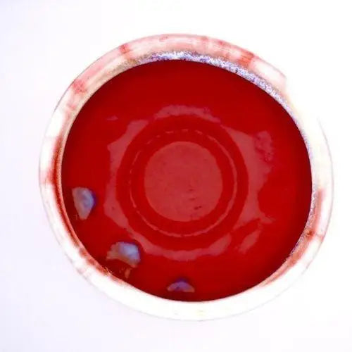 Rote japanische Chawan 550ml – Bild 5