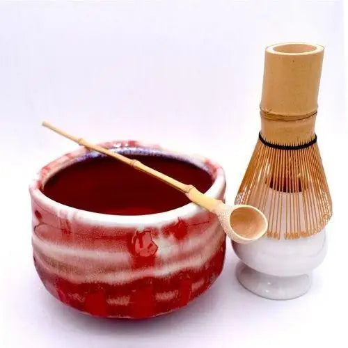 Rote japanische Chawan 550ml – Bild 2