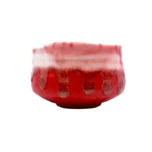 Rote japanische Chawan 550ml – Bild 3