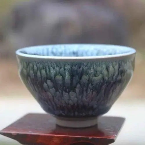 Tenmoku Zeremonienschale für Matcha – Bild 4