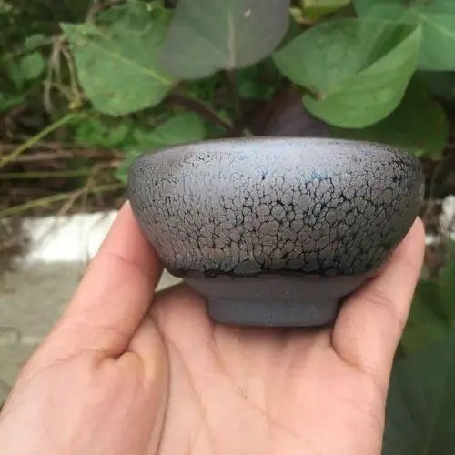 Tenmoku Matcha-Schale aus Steinzeug – Bild 6