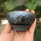 Tenmoku Matcha-Schale aus Steinzeug – Bild 5