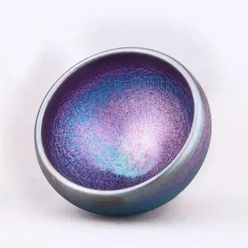 Glasierte Tenmoku Matcha-Schale – Bild 5