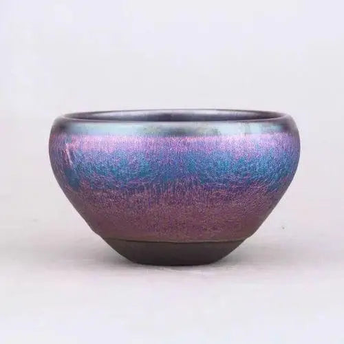 Glasierte Tenmoku Matcha-Schale – Bild 3