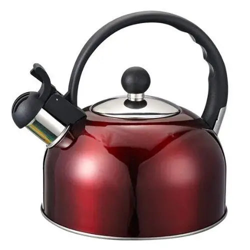 Roter Vintage-Flötenkessel 2,5L