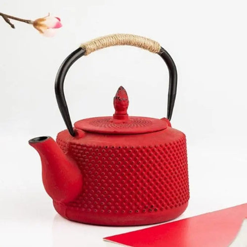 Bunte japanische Gusseisen-Teekanne 850ML