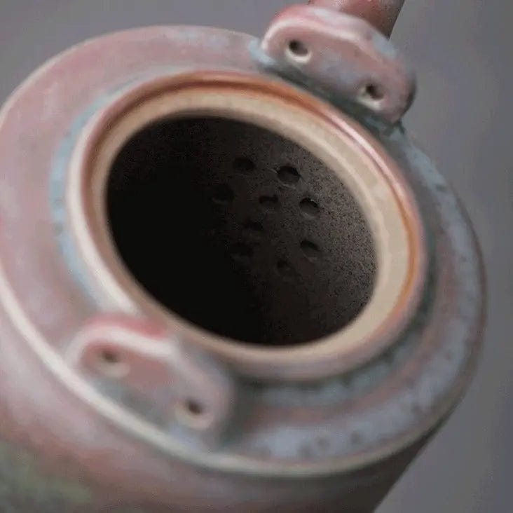 Chinesische Keramik-Teekanne Kraniche 400ML