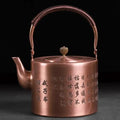 Chinesische Kupfer-Teekanne 2L