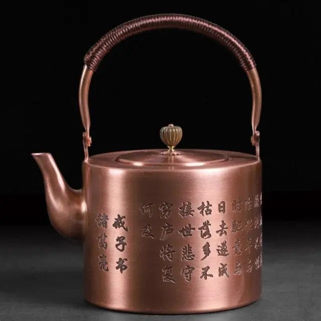 Chinesische Kupfer-Teekanne 2L