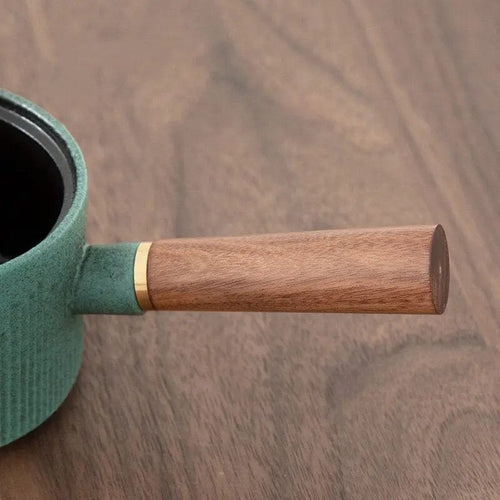 Chinesische Kyusu Teekanne Türkis Keramik 150ML
