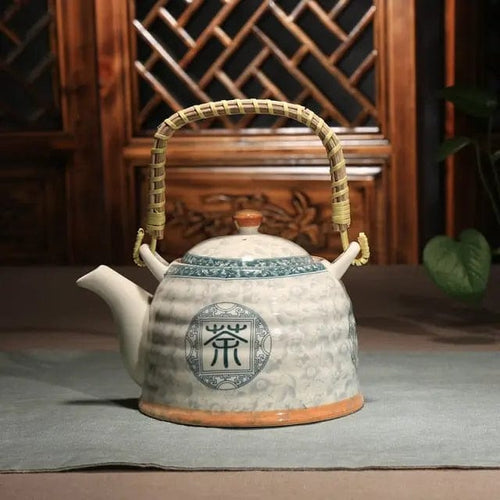 Chinesische Porzellanteekanne Symbol 900ML