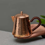 Chinesische Teekanne aus gehämmertem Kupfer 500ML