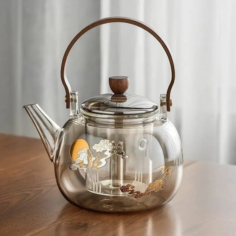 Chinesische Teekanne aus Glas 900ML