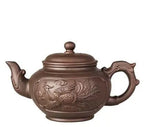Chinesische Ton-Teekanne mit Hahnmuster 500ML