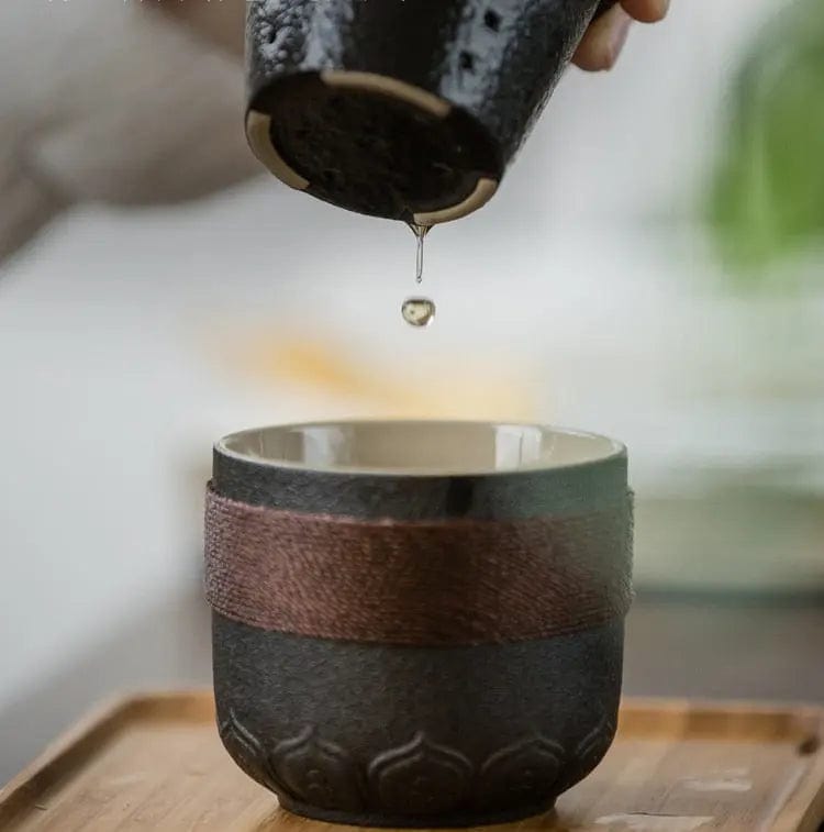 Chinesische tragbare Teekanne aus Keramik 225ML