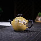 Chinesische Yixing-Teekanne Gelb Kirschton 250ML