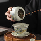 Chinesisches Keramik-Teedose