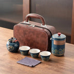 Chinesisches Keramik-Teeset für Reisen