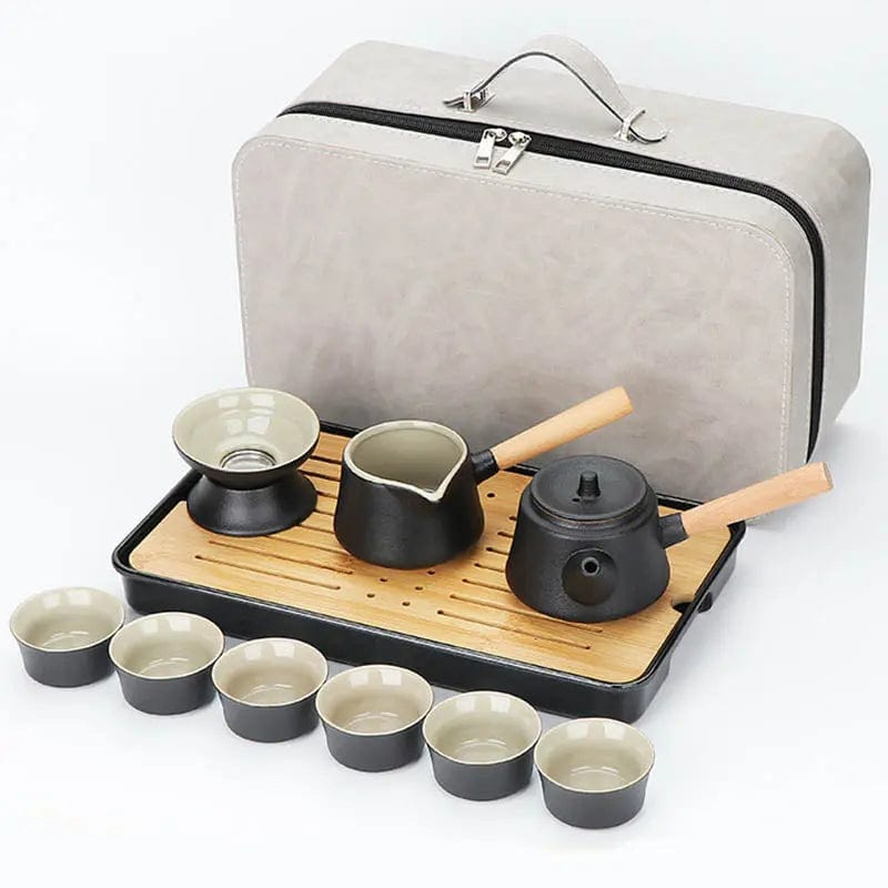 Chinesisches Teeset mit Seitengriff