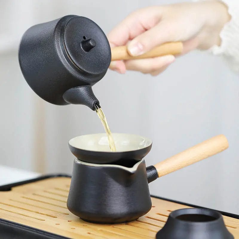 Chinesisches Teeset mit Seitengriff