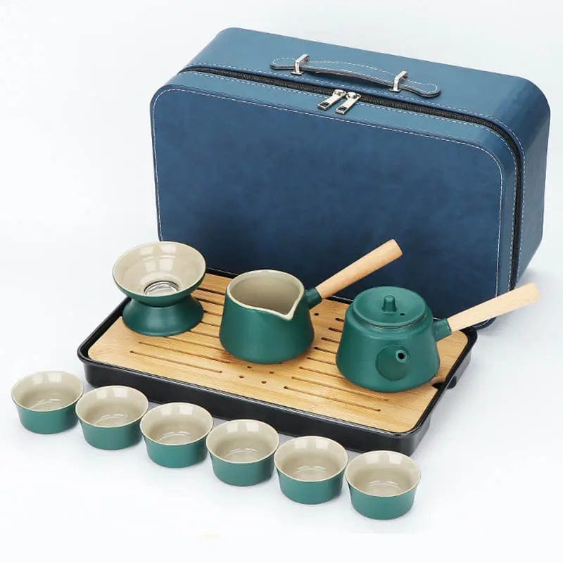 Chinesisches Teeset mit Seitengriff
