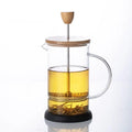 Design-Glasteekanne mit Druck-Infuser 350ML - 600ML